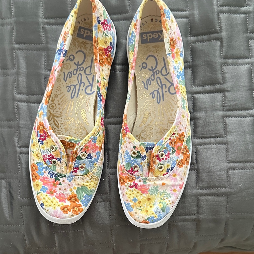 Keds Multicolor Floral Canvas Sneakers
